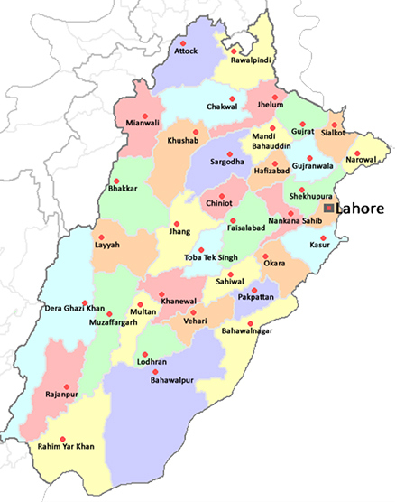 punjab Map
